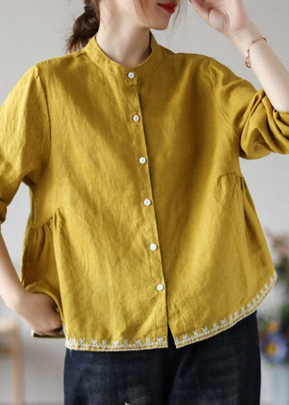 Dames Geborduurde Herfsttop – Yara