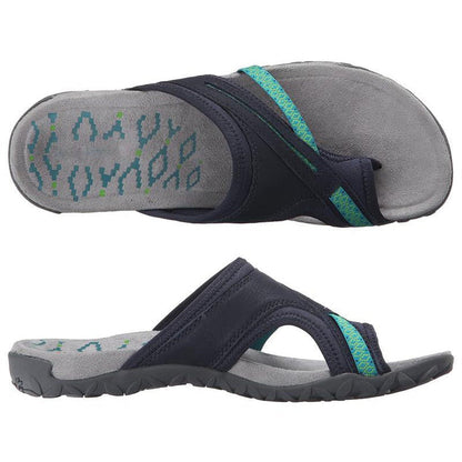 Zomer Dames T-Strap Slippers– Alina