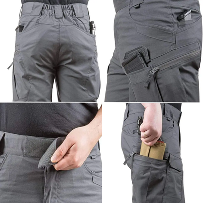 Heren Outdoor Shorts met 6 ritszakken - FlexTrek Cargo Shorts