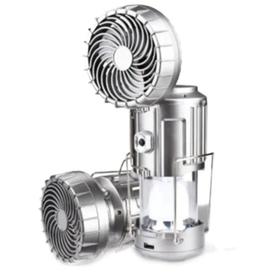 Tragbarer Solarventilator Mit Licht - AventroLight