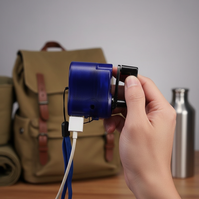 Tragbarer USB Kurbelgenerator - HandyDynamo