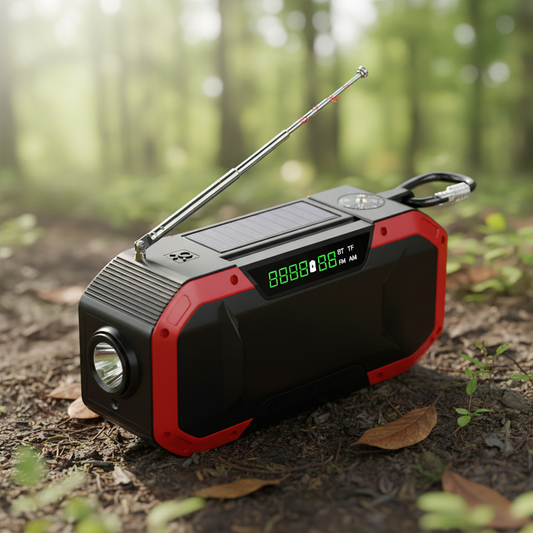 Tragbares Notfallradio Mit Solar - TrailPulse
