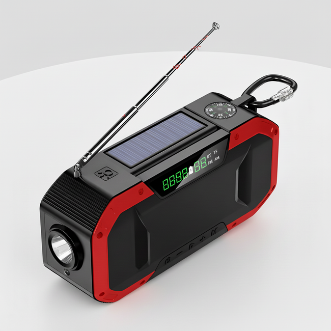 Tragbares Notfallradio Mit Solar - TrailPulse