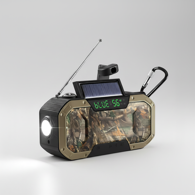 Tragbares Notfallradio Mit Solar - TrailPulse