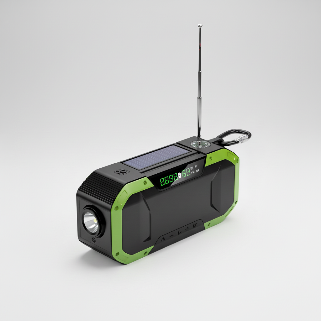 Tragbares Notfallradio Mit Solar - TrailPulse