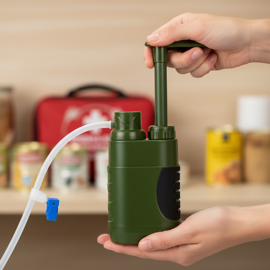 Tragbares Handpumpe Filtergerät - HydroGuard