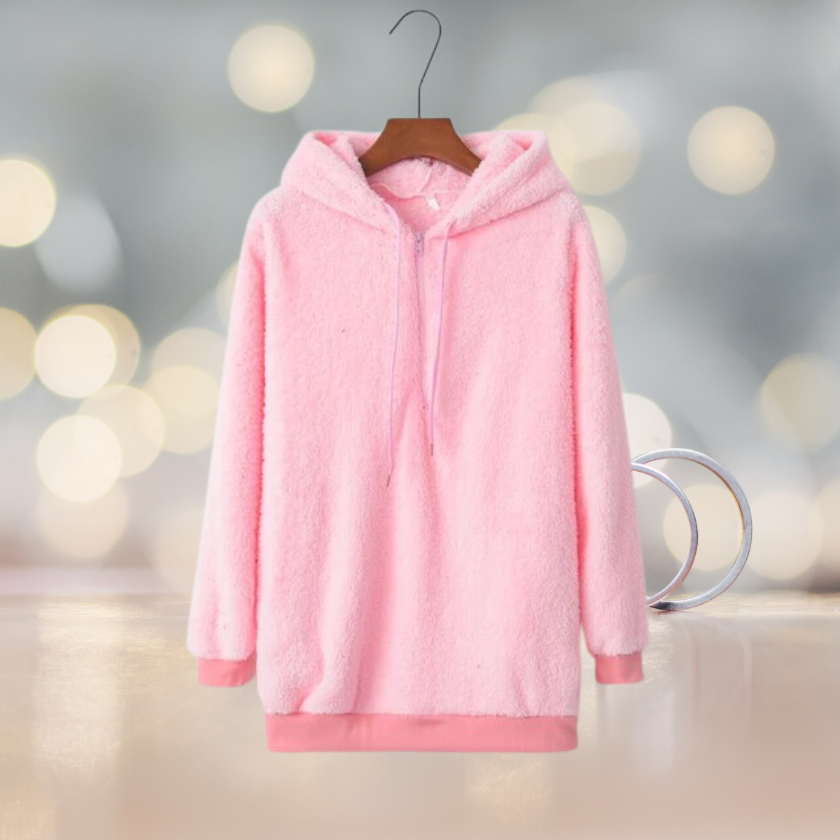 Zacht dames hoodievest voor de herfst – Amalia
