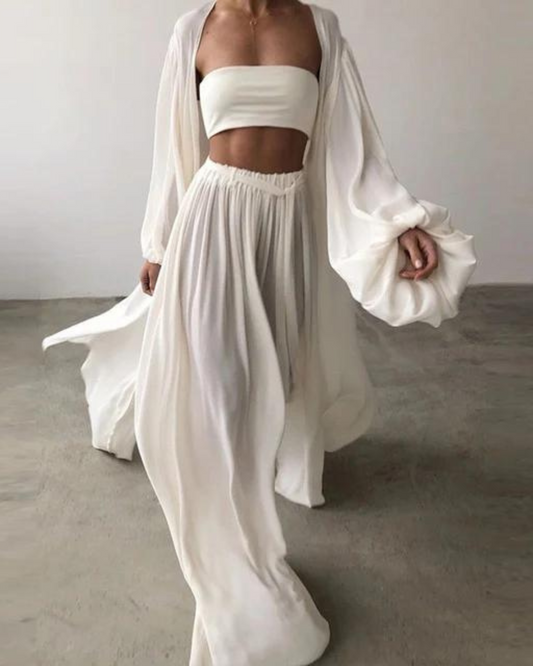Driedelig zomerkleding katoen dames – Marla