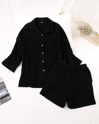 Tweedelige zomercombinatie met structuur dames – Tabea