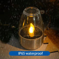 Zonne-buiten LED-kaarslicht | Decoratieve Waterdichte Tuinverlichting