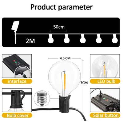 Zonne Buiten Lichtslingers | Waterdicht en Onbreekbaar