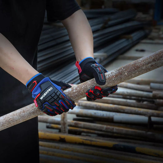 WorkPro Zware Werkhandschoenen | Touchscreen, Schokbescherming Volledige Vinger Handschoen
