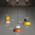 Kleurrijke en Trendy Macaron LED Hanglamp - VividGlow