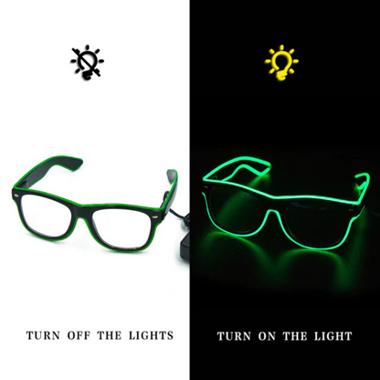 Oplichtende Neon Bril - LumaGlow