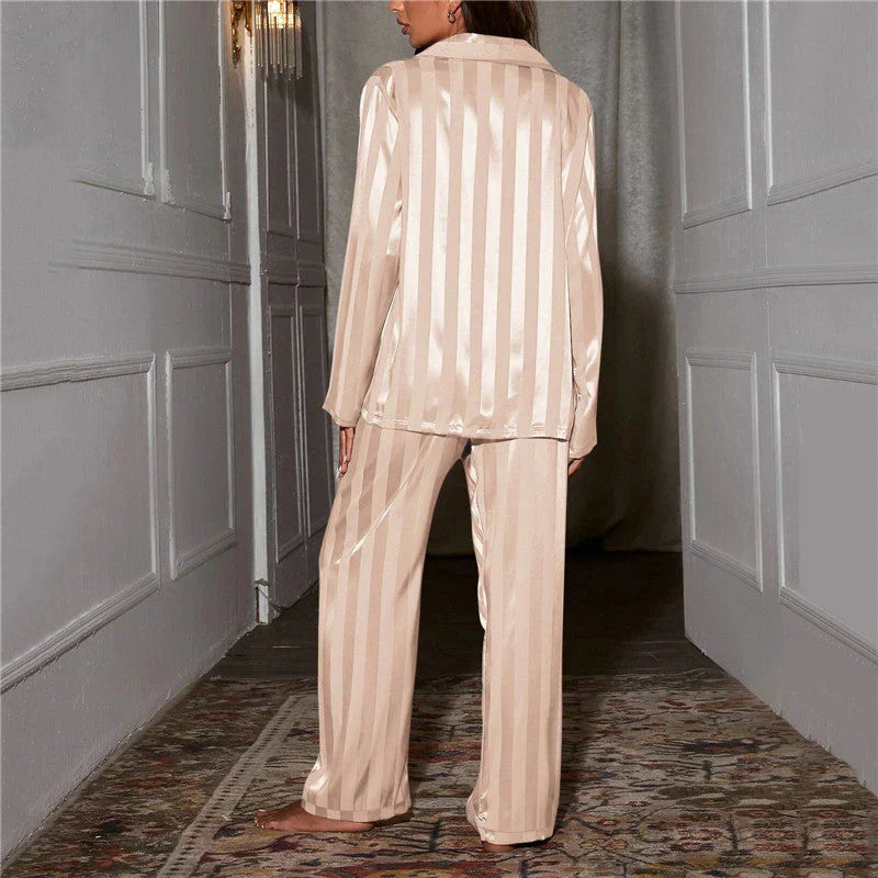 Zijdezachte Dames Pyjamaset - Emilia