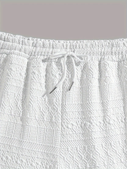 Zomer Shorts Heren Basic Look met Koordzak Comfort - Finn