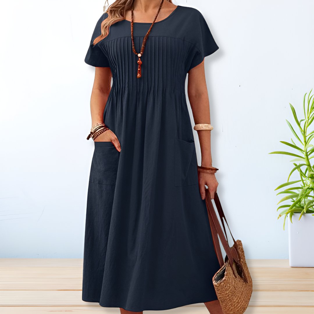 Luchtige & Comfortabele Zomerjurk met losse pasvorm - Tabea