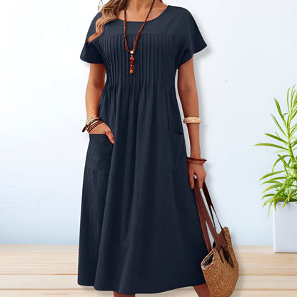 Luchtige & Comfortabele Zomerjurk met losse pasvorm - Tabea
