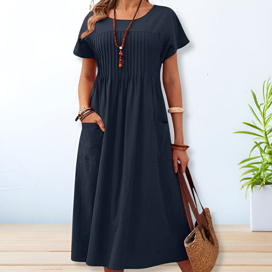 Luchtige & Comfortabele Zomerjurk met losse pasvorm - Tabea