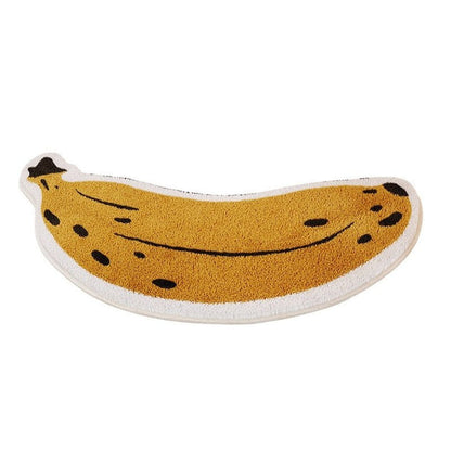 Anti-Slip Badmat met Banaan of Aubergine Design - ZestPad