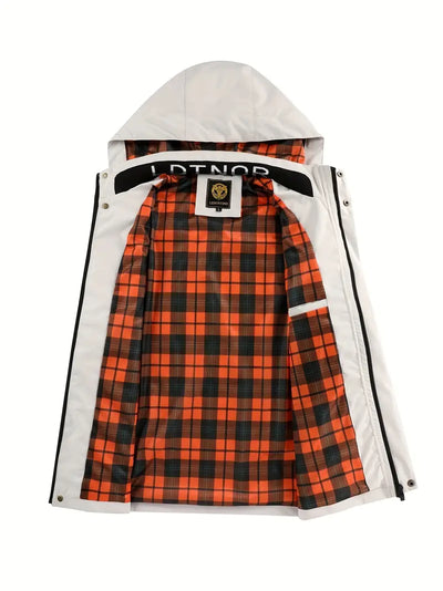 Lichte heren outdoorjas wind- & waterdicht met capuchon – Torben