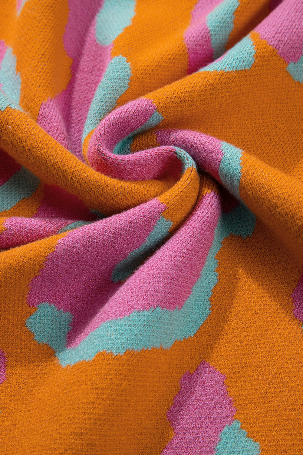 Damestrui Met Colorblock Luipaardprint En Ronde Hals – Liora