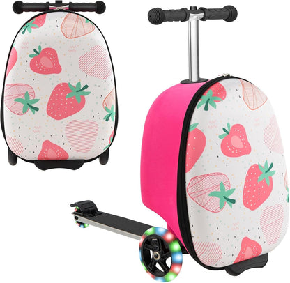 2-in-1 Step Kinderkoffer met LED Wielen