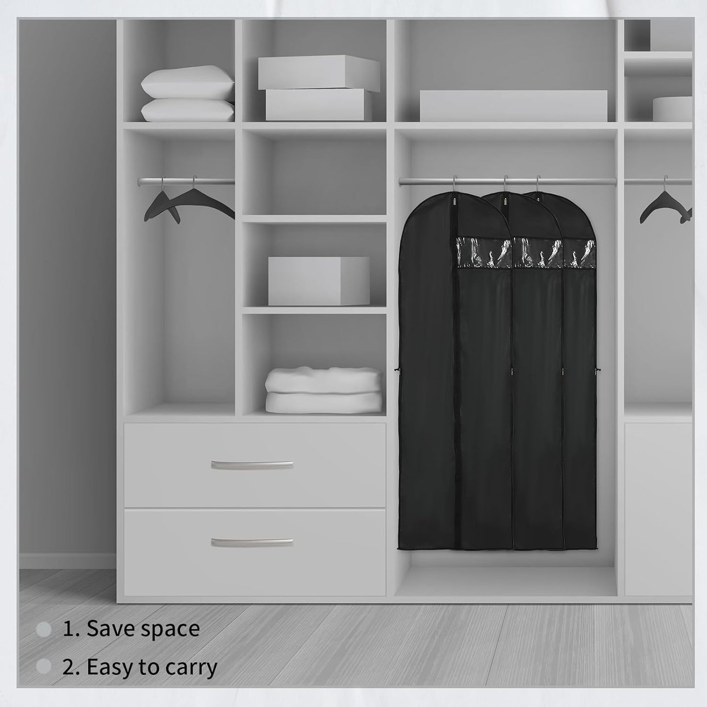 Lange Jurk Opslaghoes – 180 cm met Rits en Venster (1 Kopen, Krijg 1 GRATIS)