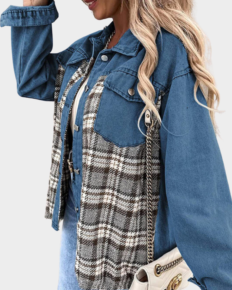 Dames Denimjacket met Moderne Stijl – Amélie