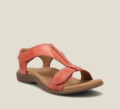 Orthopedische dames sandalen met sleehak en comfortzool - Eleni