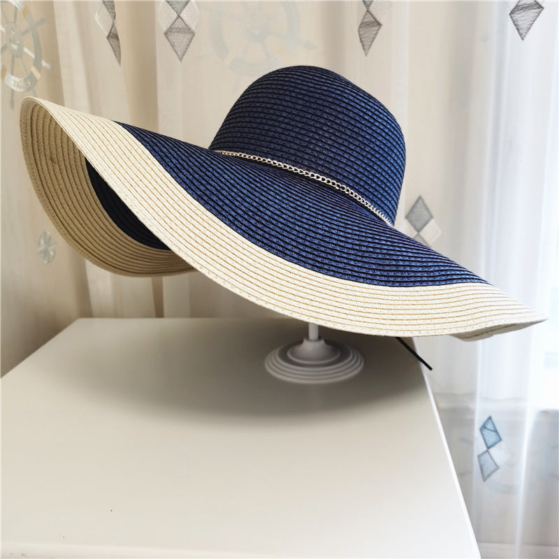 Dames zomerhoed met brede rand en UV-bescherming – Lily