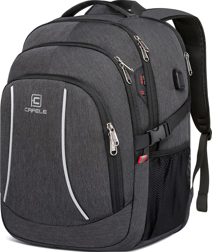 Waterdichte Laptop Rugzak met USB Poort & Anti-Diefstal Ontwerp – TechPro (1+1 GRATIS Tijdelijke Actie)