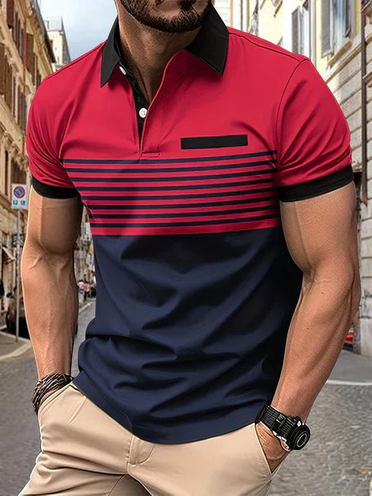 Gestreepte Heren Zomerpolo – Damian