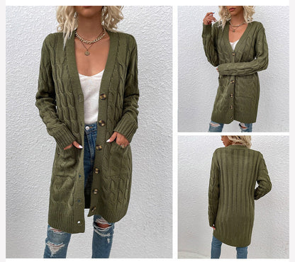 Gebreide dames cardigan met zakken – Noelle