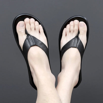 Comfortabele & Stijlvolle Heren Outdoor Zomerslippers – Leano