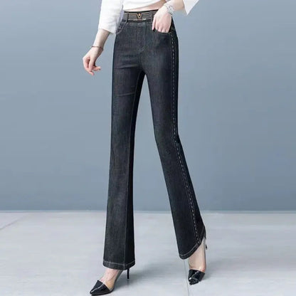 Trendy Flared Damesjeans – Alessa