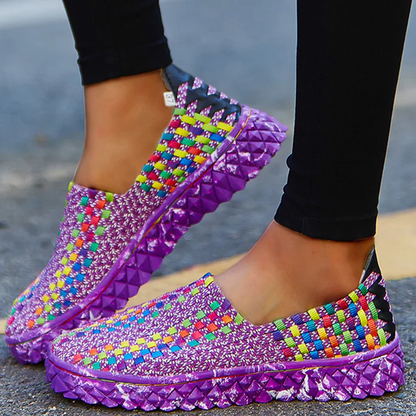 Gerecyclede Dames Comfort Sneakers met Memory Foam - Eliana