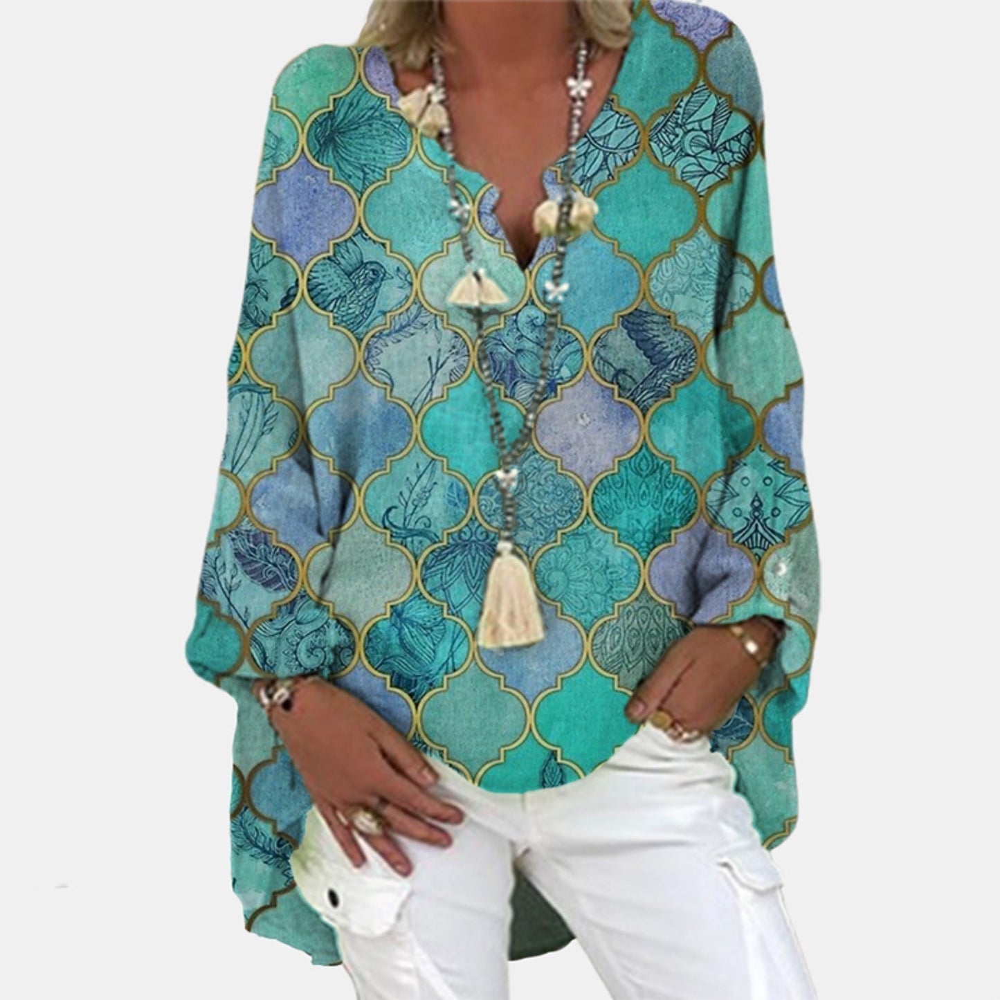 Stijlvolle Linnen Damesblouse - Elodie