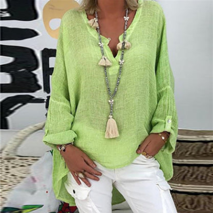 Stijlvolle Linnen Damesblouse - Elodie