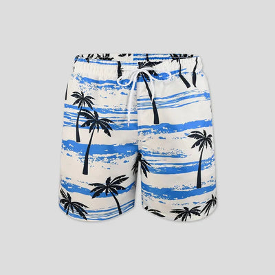 Luchtige zomer shorts met palmprint voor heren – Nico