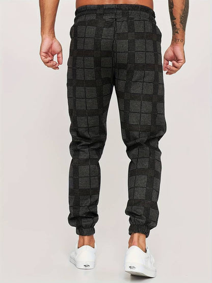 Geruite Heren Joggingbroek - Elian