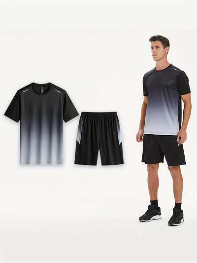 Ademende sportset voor heren met T-shirt en shorts - PowerMove