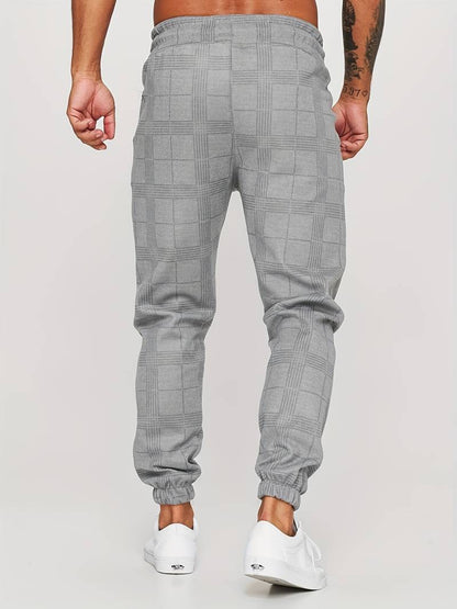 Geruite Heren Joggingbroek - Elian