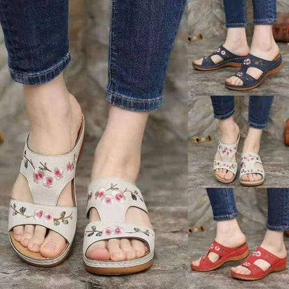 Orthopedische Dames Bloemensandalen – Florina