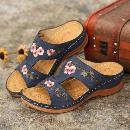 Orthopedische Dames Bloemensandalen – Florina