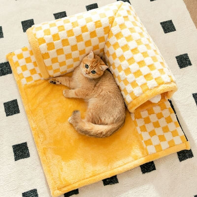 2-in-1 Katten Tunnel Bed - FurryFun