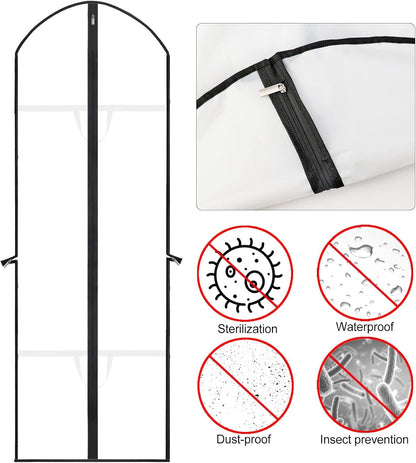 Extra Lange Kledingtas voor Jurken & Gewaden- 180 cm Beschermhoes met Handvatten (1 Kopen, 1 Gratis)