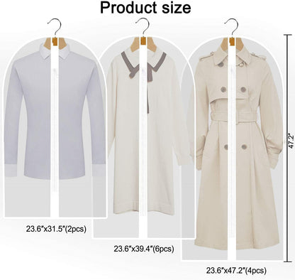 Extra Lange Kledingtas voor Jurken & Gewaden- 180 cm Beschermhoes met Handvatten (1 Kopen, 1 Gratis)