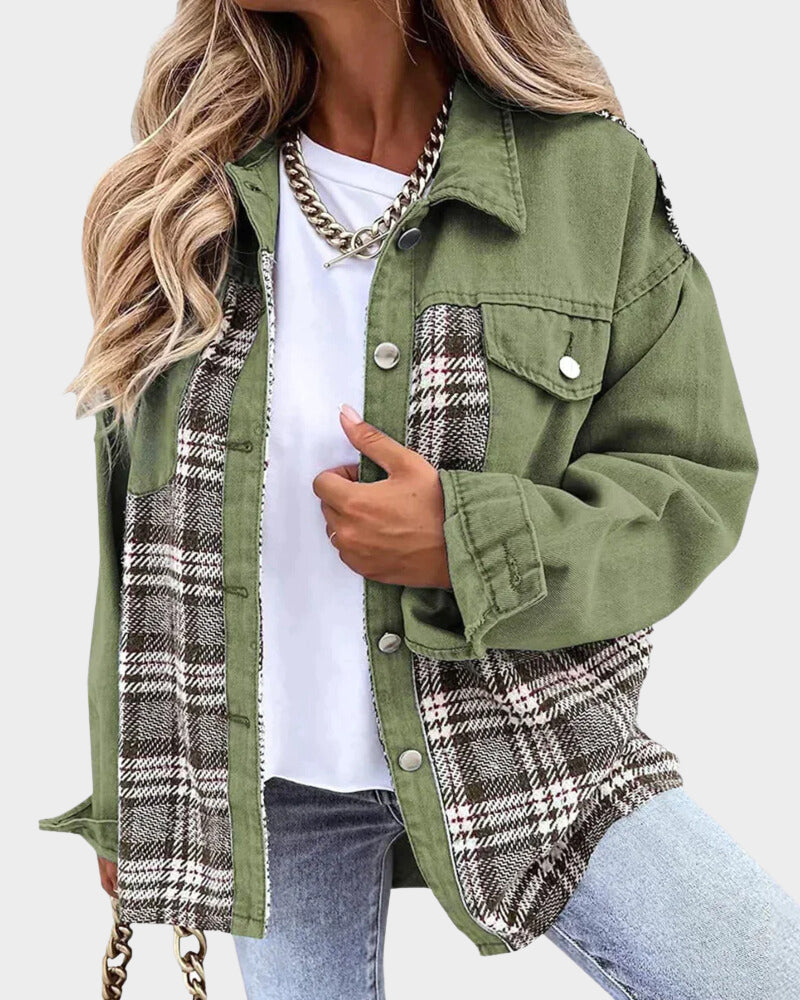 Dames Denimjacket met Moderne Stijl – Amélie
