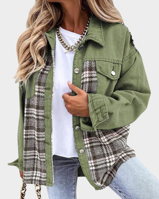 Dames Denimjacket met Moderne Stijl – Amélie